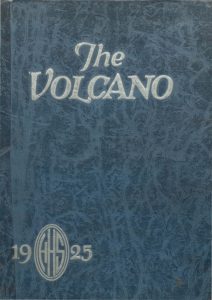 1925 Hornellsville Yearbook Front Cover