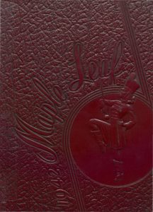 1942 Hornell Yearbook Front Cover