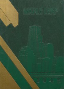 1945 Yearbook Front Cover