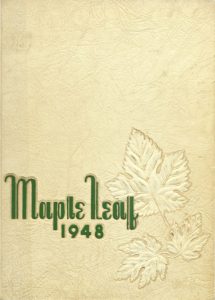 1948 Hornell Yearbook Front Cover