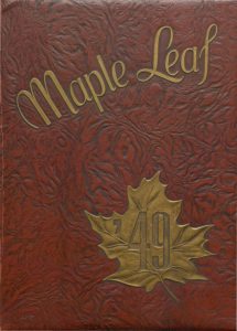 1949 Hornell Yearbook Front Cover
