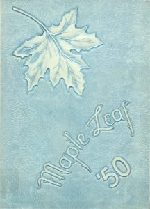 1950 Hornell Yearbook Front Cover