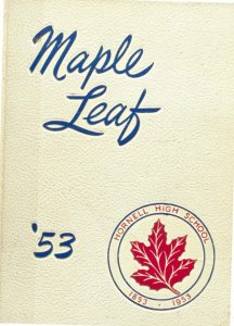 1953 Hornell Yearbook Front Cover