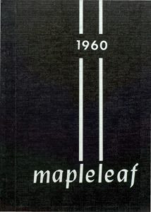 1960 Hornell Yearbook Front Cover