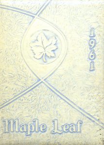 1961 Hornell Yearbook Front Cover