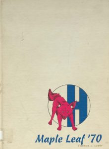 1970 Hornell Yearbook Front Cover