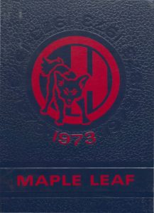 1973 Hornell Yearbook Front Cover