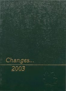 2003 Hornell Yearbook Front Cover