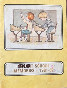 hornell bryant school yearbook 1981 to 1982 cover